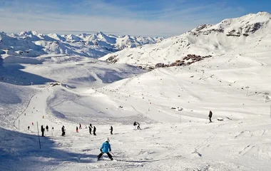 Vista de neve na França