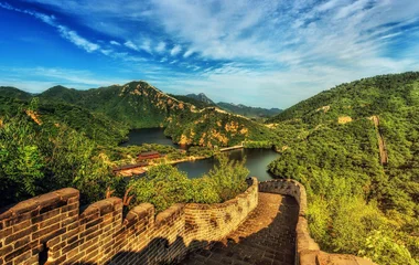 A grande muralha da China.