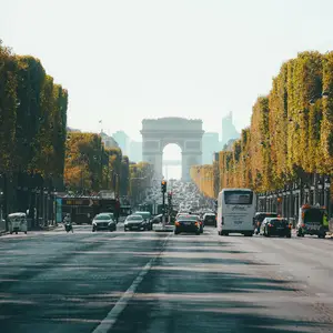 Vista da cidade de paris