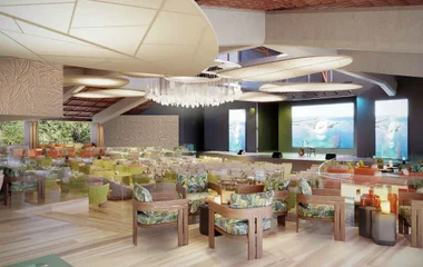 Nova área de convivencia do resort Rio das Pedras