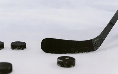 Palo de hockey sobre hielo.