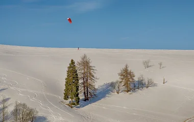 Paisagem coberta de neve