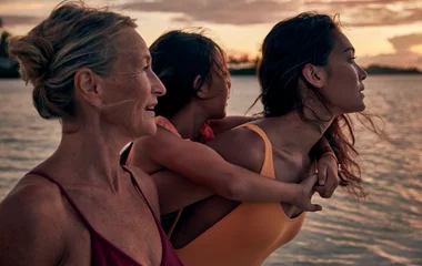 famille enfant vacances plage