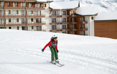 alpine skiing at an all-inclusive resort