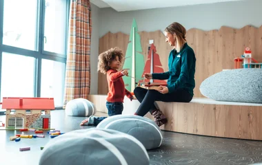 Niños en habitaciones