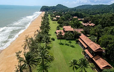 Resort em Cherating Beach, Malásia.