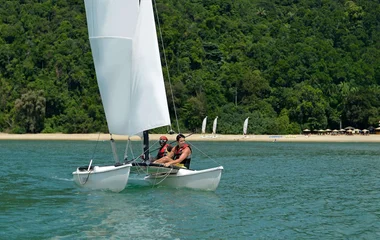 club med cherating beach, beach resorts in kuantan, beach in malaysia, sailing