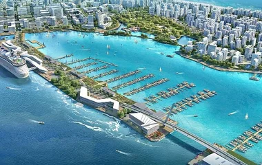 Hulhumale seen from the sky