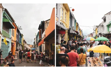 Collage of Phuket Town