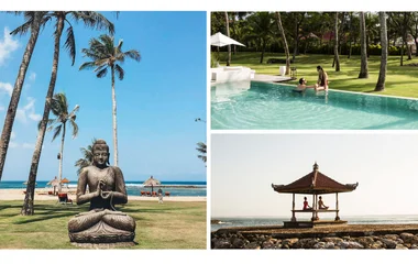 Collage of Bali's zen zones for adults