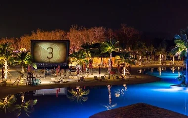 experience a movie night under the stars