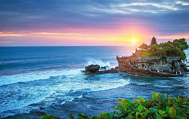 sunset in Indonesia