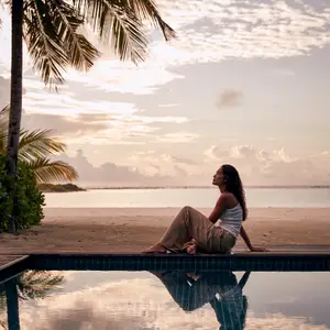 Woman on the beach