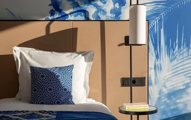 Detailed designed of the room in club med my resort