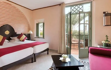 Glamorous interior design of club med resort room