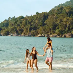 family in club med resort