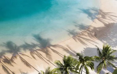 Lagoon in cook islands