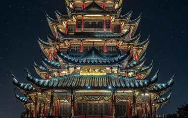 Ancient temple in China