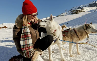 dog sledding, club med