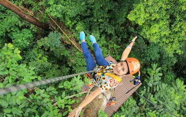 Flying Hanuman zipline in Phuket