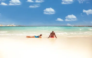 couple on the beach