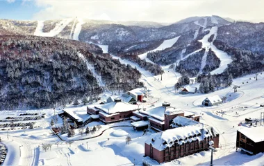 club med ski resort in Kiroro peak