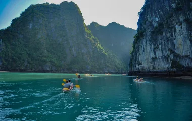 kayak in thailand blue water