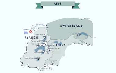 Mountain Resorts in the Alps