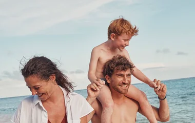 Moments complices en famille