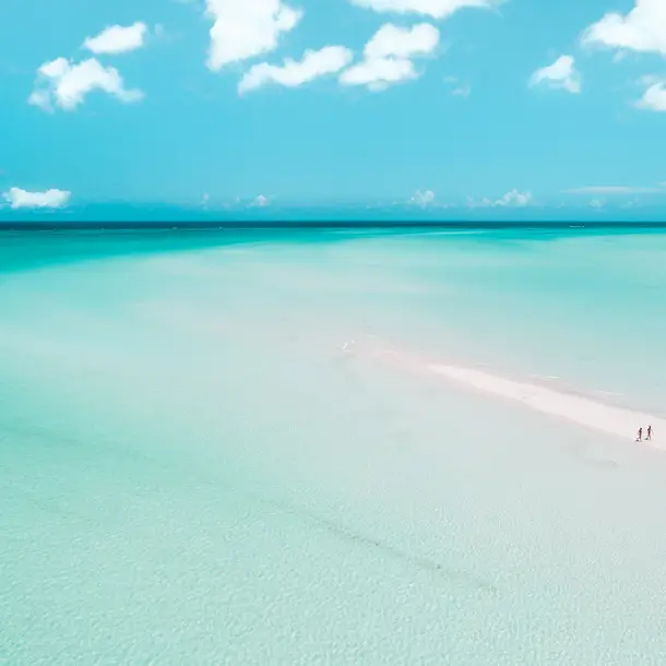 beautiful white sandy beach and beautiful water