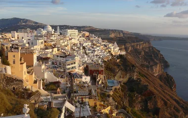 santorin paysage grèce