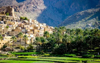 Grande mosquée à Muscat lors d'un voyage à Oman