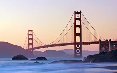 Pont Golden Gate de San Francisco lors d'un voyage aux Etats-Unis