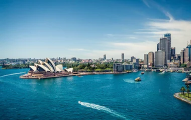 Vue sur la ville de Syndney lors d'un voyage en Australie