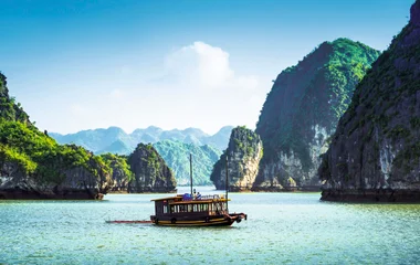 Baie d'Halong lors d'un voyage au Vietnam