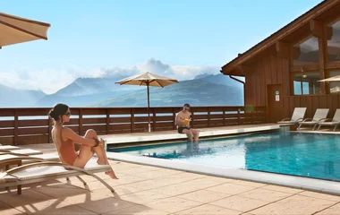 The calm of the mountains to relax with peace of mind