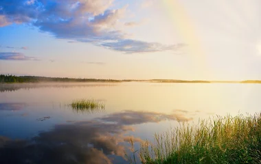 Lounging on the Pohénégamook beach