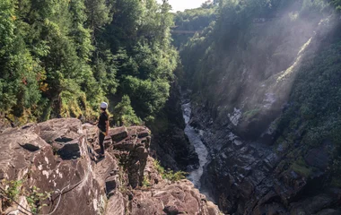 Montanhas no Canadá.