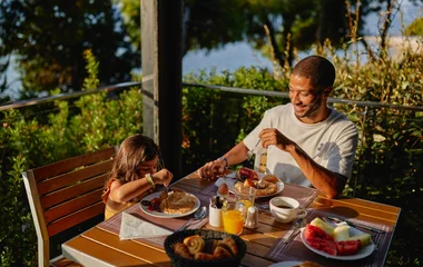 Petit dejeuner au soleil