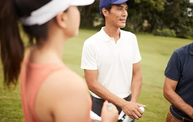 couple golf
