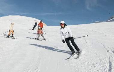 descente ski femme moniteur esf