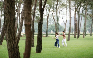 Club Med桂林度假村打太极运动