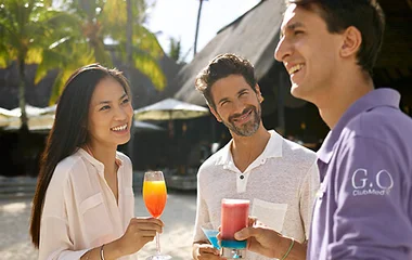 Fancy cocktails included as standard