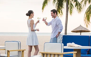 Sipping cocktails or water skiing