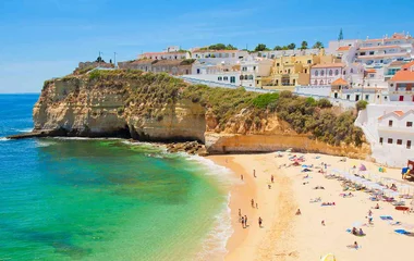 Beaches and cliffs in Portugal