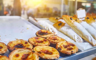 Pastel de nata bakery in Portugal