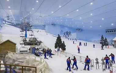 Warm up on a dry slope