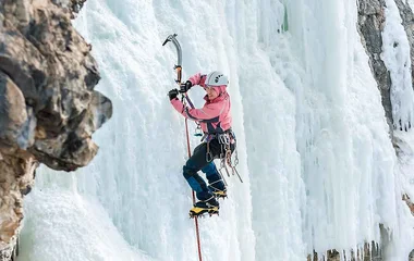 Ice climbing