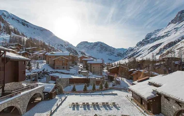 Val d'Isère with a group