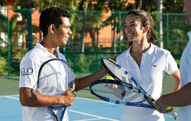 Meet new people on the court